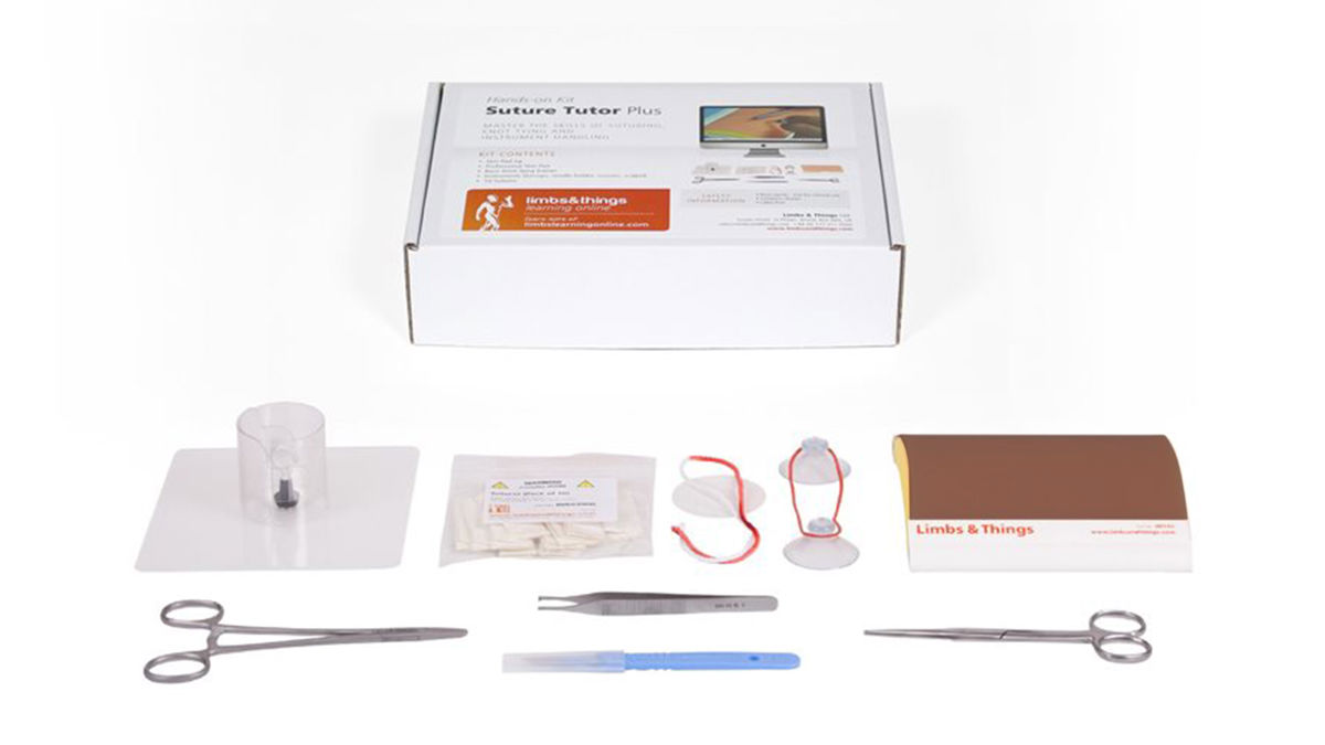 Suture Tutor Plus Hands-on Kit - Dark